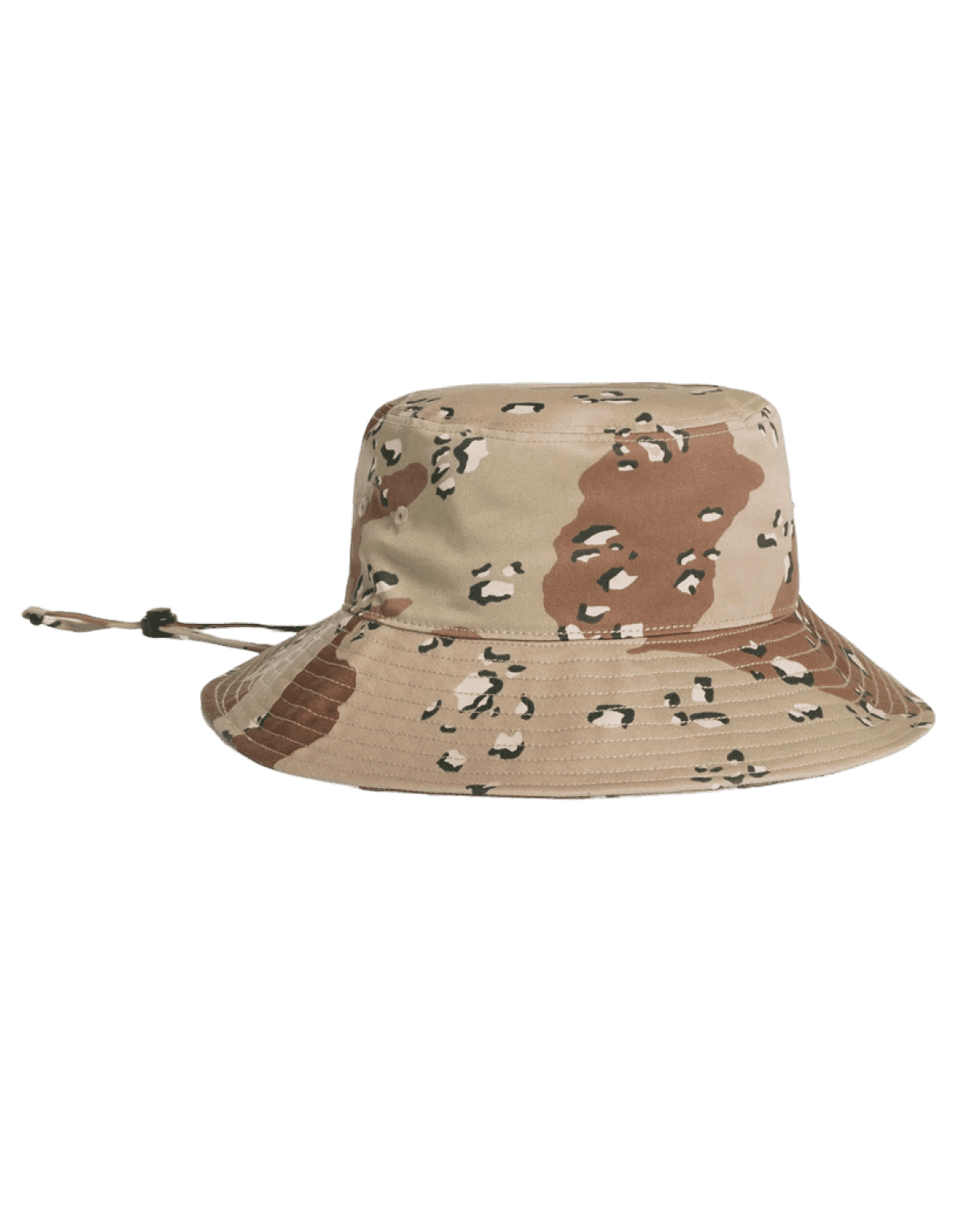 Wide Brim Camo Bucket Hat